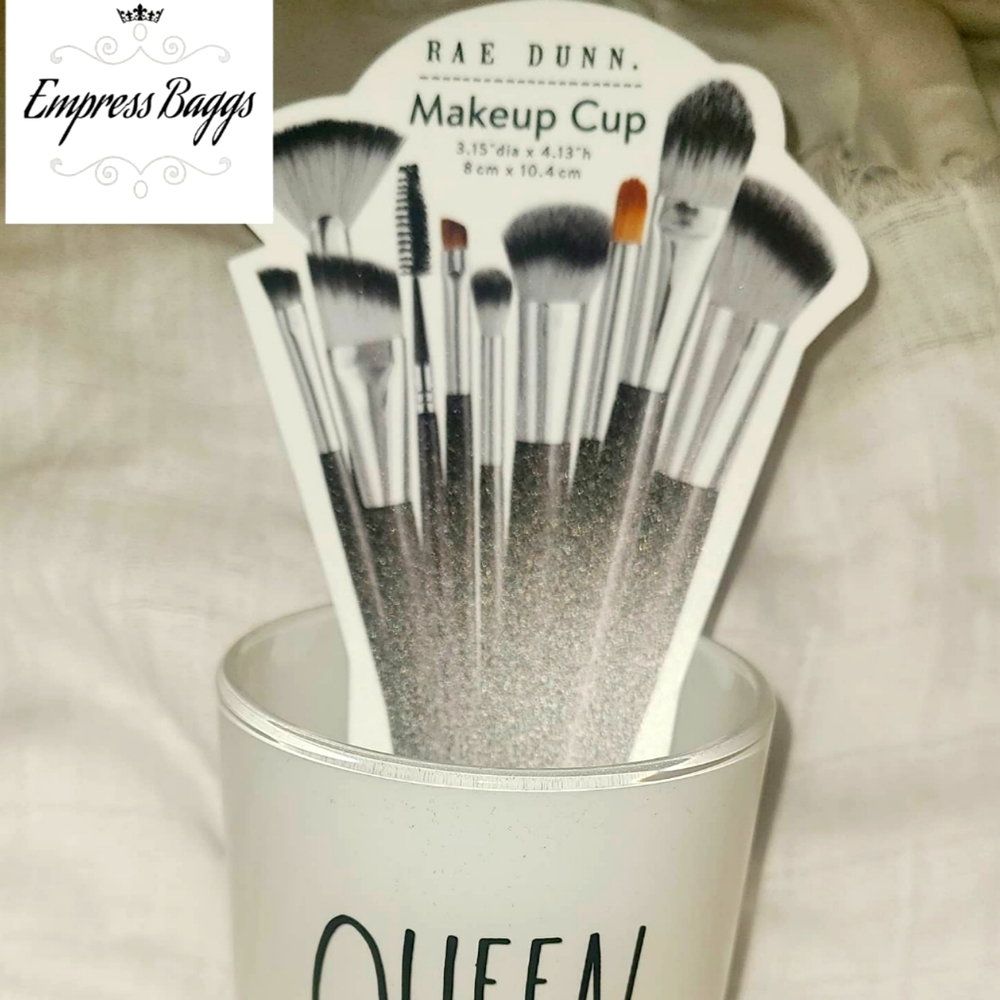 QueenBee Makeup Brush Cup
